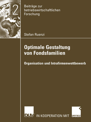 cover image of Optimale Gestaltung von Fondsfamilien